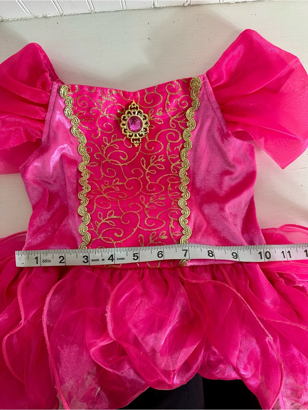 Girls Pink Princess Ball Gown Costume - Picture 13 of 13